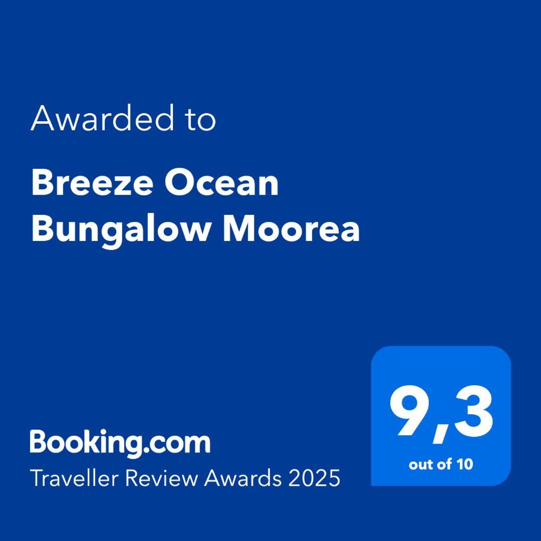 Breeze Ocean Bungalow 무레아 외부 사진